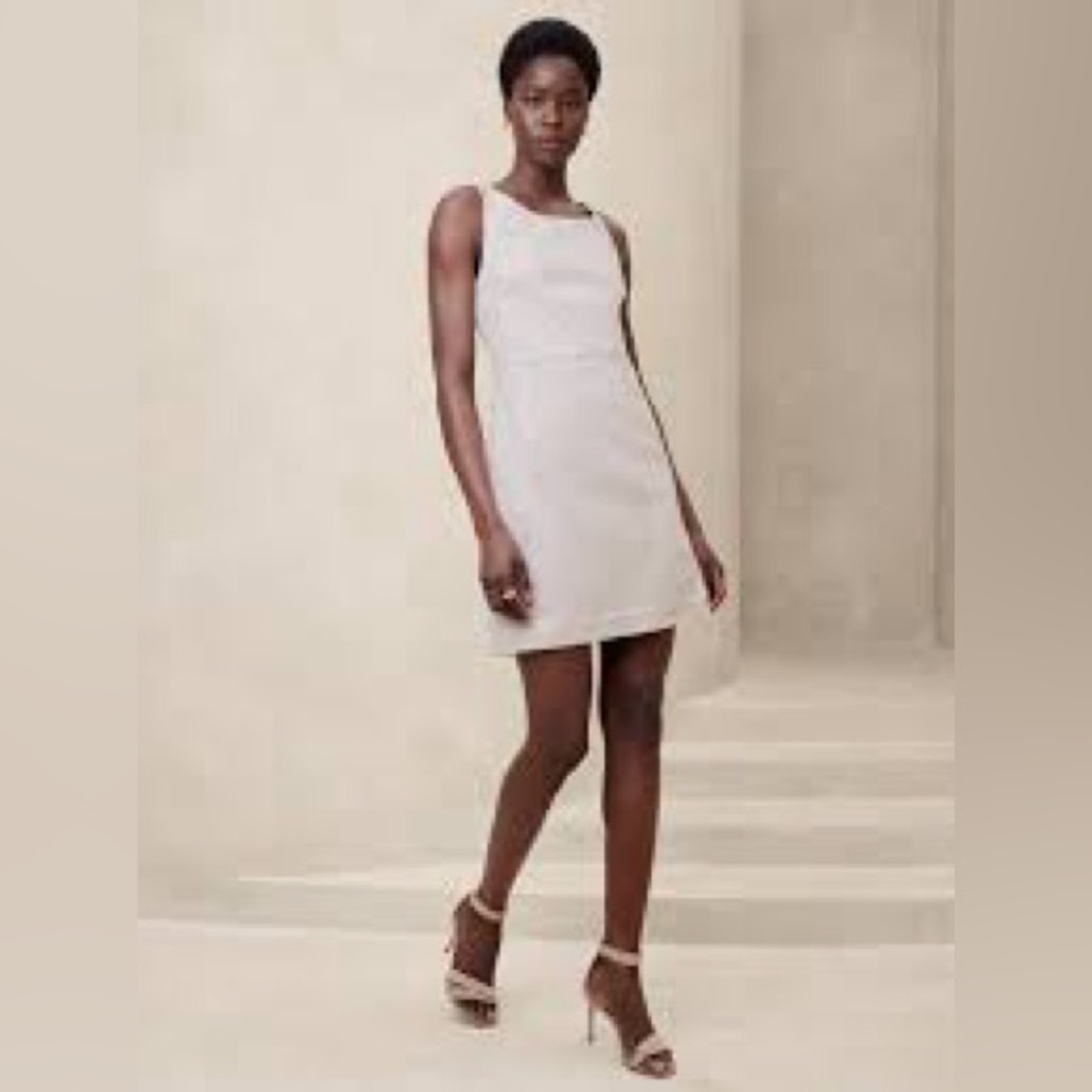 Banana Republic Tan Linen Dress